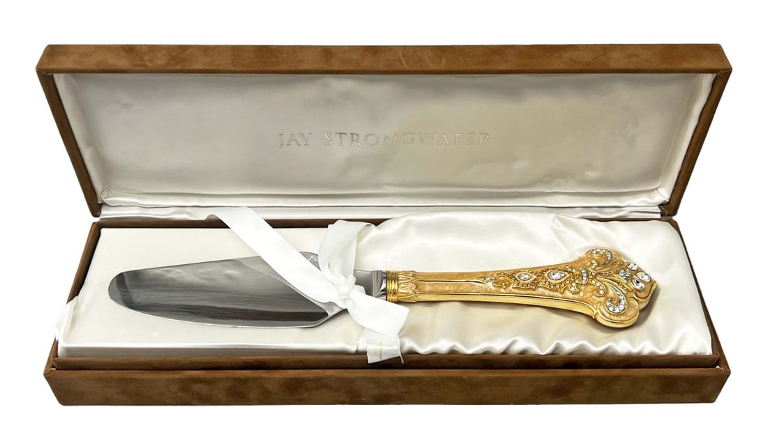Jay Strongwater Swarovski Crystal Cake Server (1 of 4)