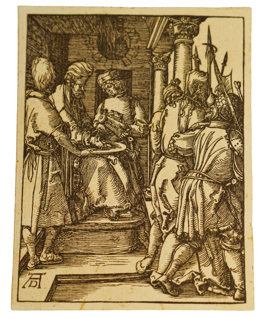 Albrecht Durer "Pilate Washing His Hands" Woodcut (1 of 5)