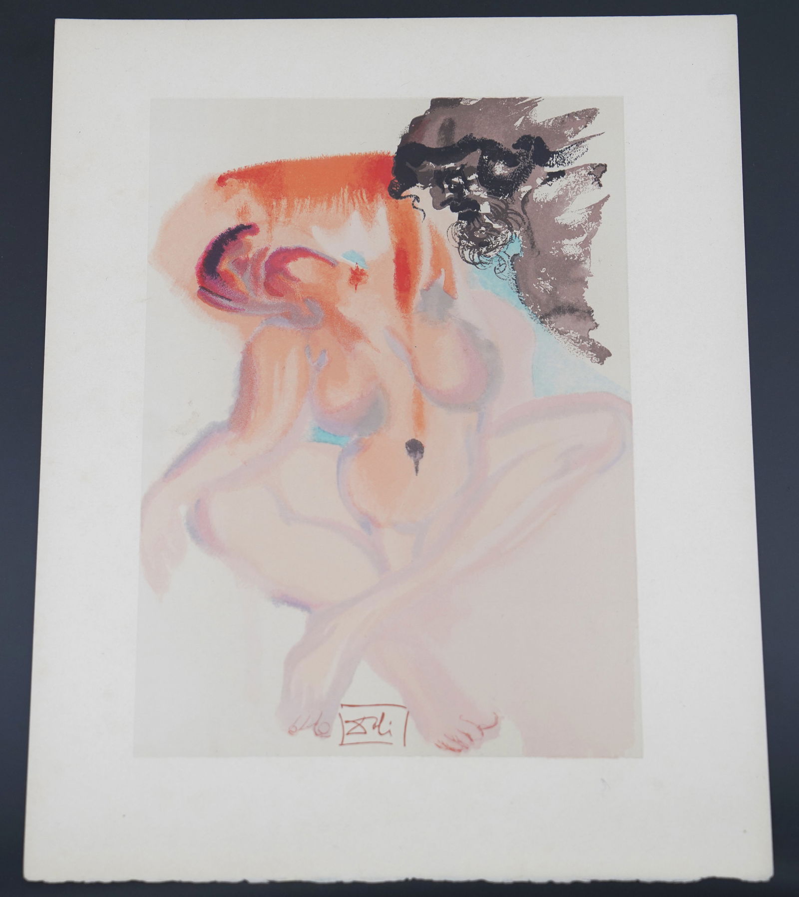 Salvador Dali "The Neglectful" Woodblock In Colours (1 of 14)