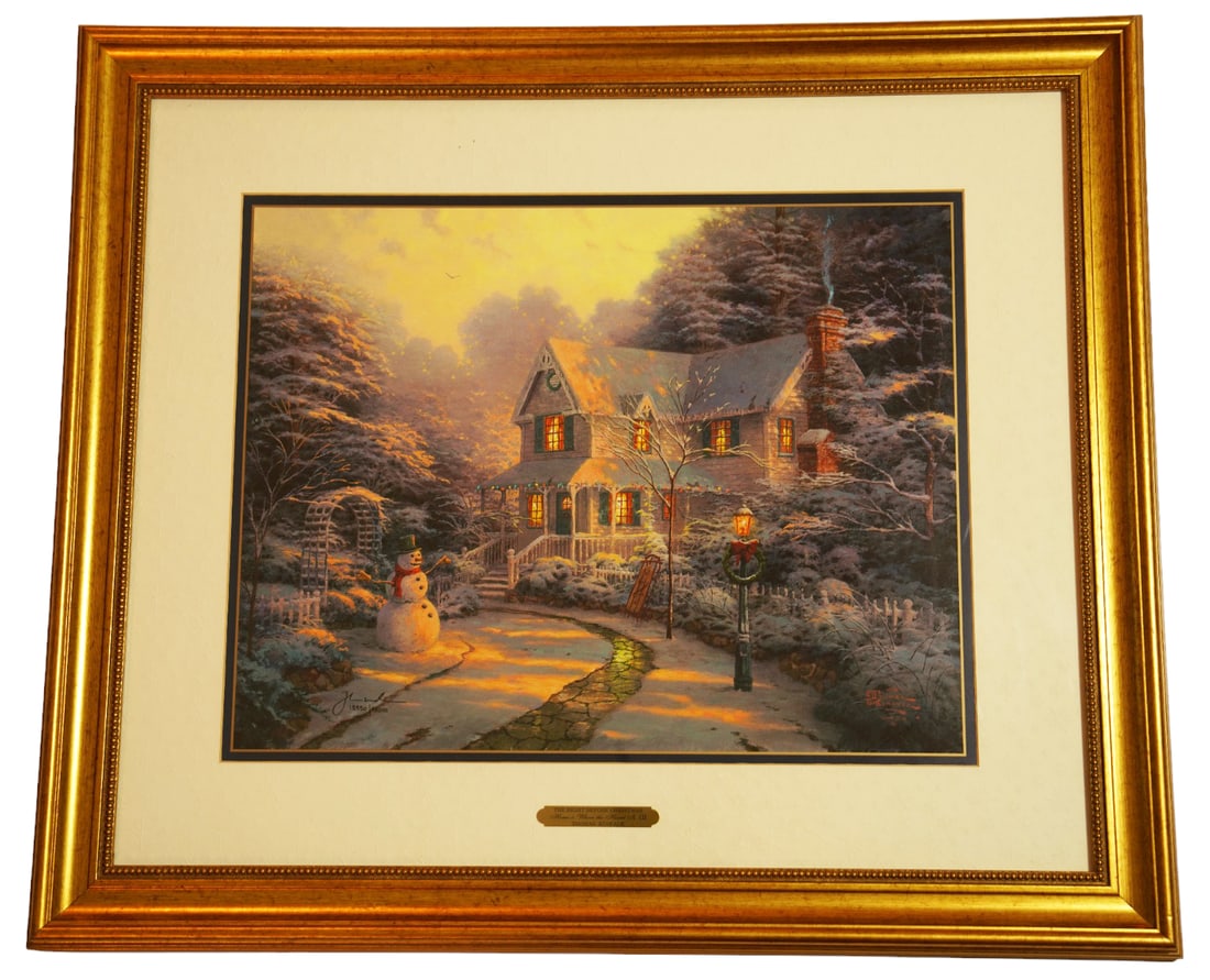 Thomas Kinkade "Night Before Christmas" Lithograph (1 of 7)