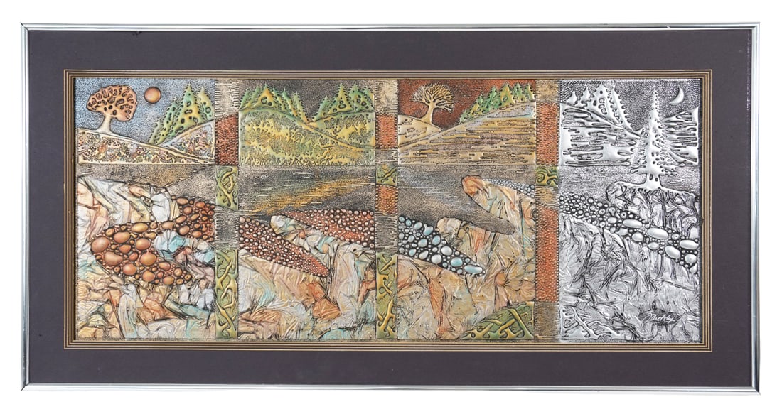 Joel Zaretsky "Four Seasons" Mixed Media (1 of 7)