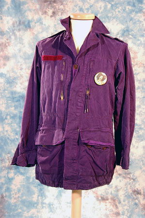 Rolling Stones. Rolling Stones Tour Jacket from..: Rolling Stones. Rolling Stones Tour Jacket from 1976. A purple military style jacket issued by the Rolling Stones to their crew members on the Stones Tour of Europe 1976. The Jacket has a badge on the