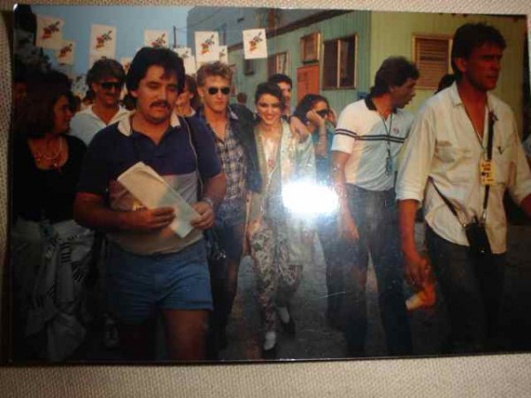 Live Aid Photos with Copyright and signed T shirt - 2
