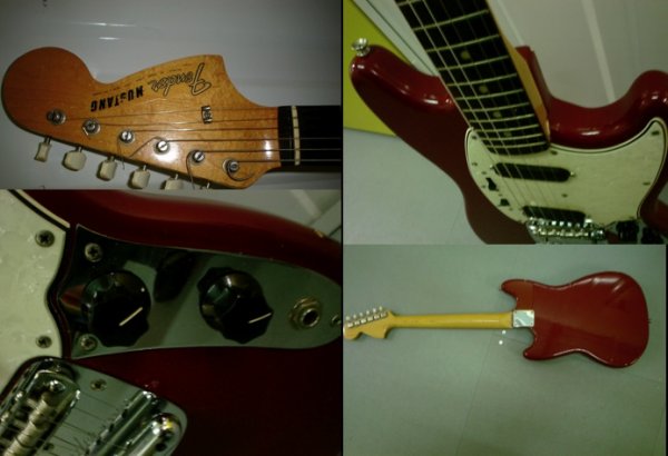 Ike Turner's Guitar A fender Mustang slab board gu