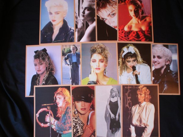 Madonna A set of rare French press pack photograph