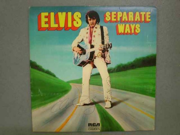 Elvis Presley – Separate Ways signed album