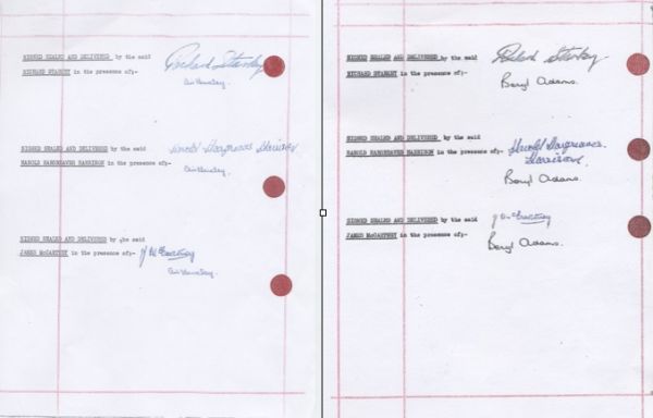 The Beatles/Epstein First Signed Contract - 2