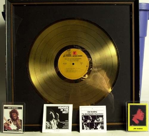 Jimi Hendrix Are You Experienced Gold Disc - 3