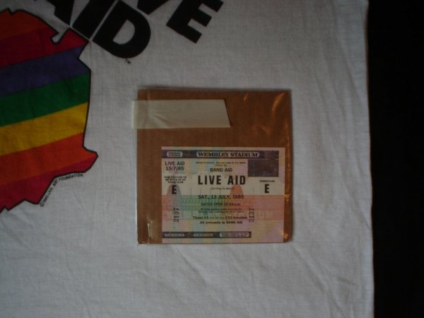 Live Aid An original London T Shirt and an origina