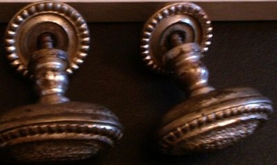 Beatles Two Silver plated Door knobs Saville Row: Beatles Two Silver plated Door knobs from No3 Saville Row. The two door knobs were from the central room in Apple studios during 1971-74 The studio had a Georgian design and the fixtures were all them