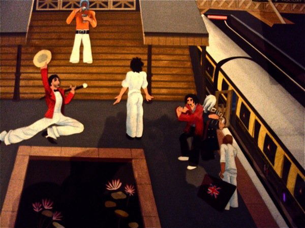 Tommy's Holiday Camp by John Davis, Original: Tommy's Holiday Camp by John Davis, an original painting commissioned by Roger Daltrey and Pete Townsend for the Book ' A Decade of The Who' A Fantastic painting depicting 'Tommy's Holiday Camp' The p