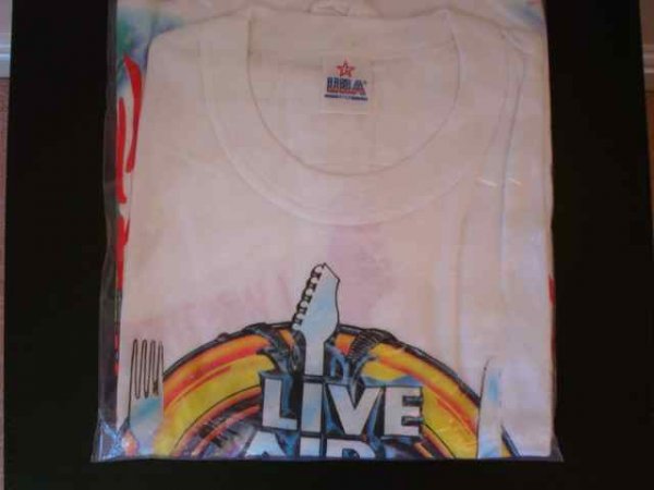 original live aid t shirt