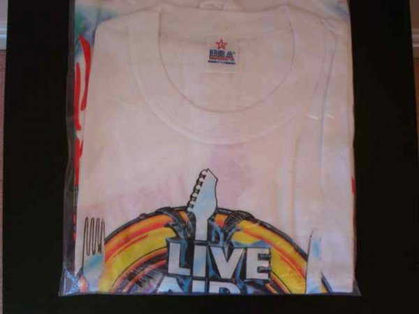 original live aid t shirt