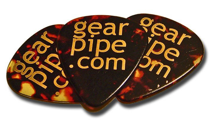 Guitar Picks Donated by Gearpipe MAJ LOT: Kindly donated by Gearpipe 12 Dozen picks in your choice of size thin medium or heavy Once upon a time chords were strummed with the shells of real tortoise. Meanwhile, these land-dwelling reptiles ha