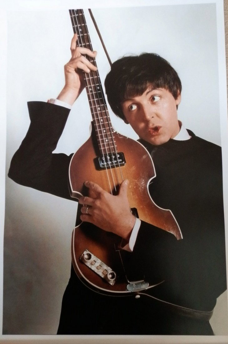 Paul McCartney & Wings Promo Photographs: Three 12x18 colour promotional photographs of Paul McCartne in various disguises from the promotional video for Wing's hit single coming up, each marked with an MPL stamp on verso.