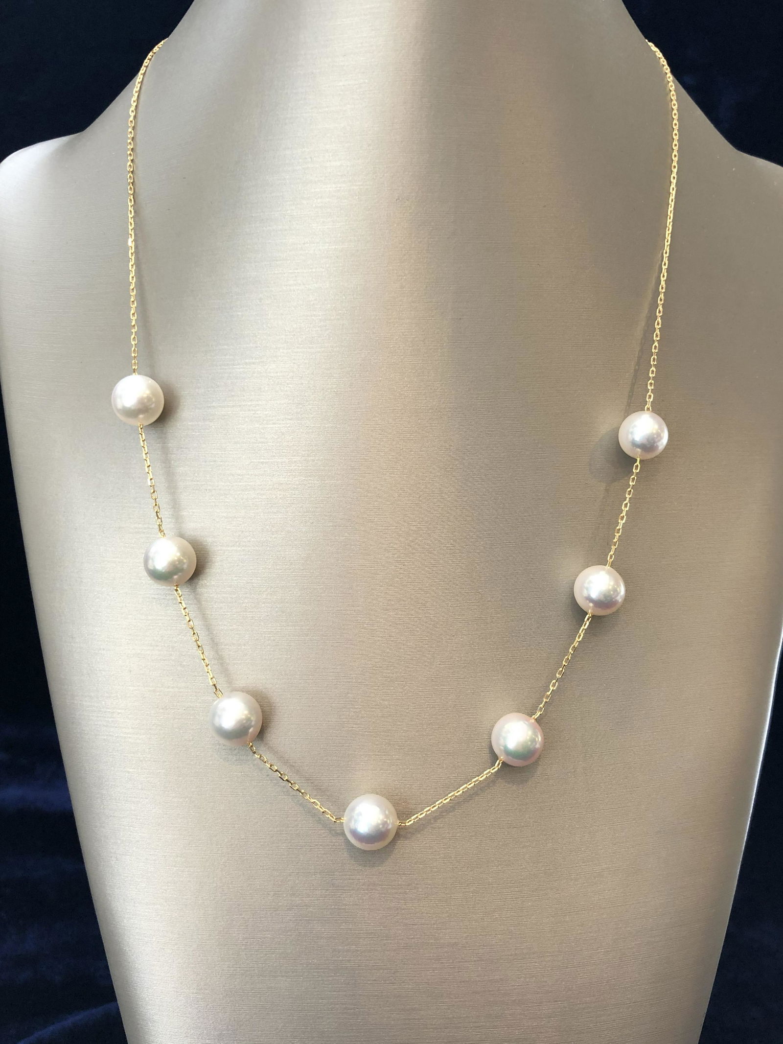 Mikimoto tin hotsell cup necklace