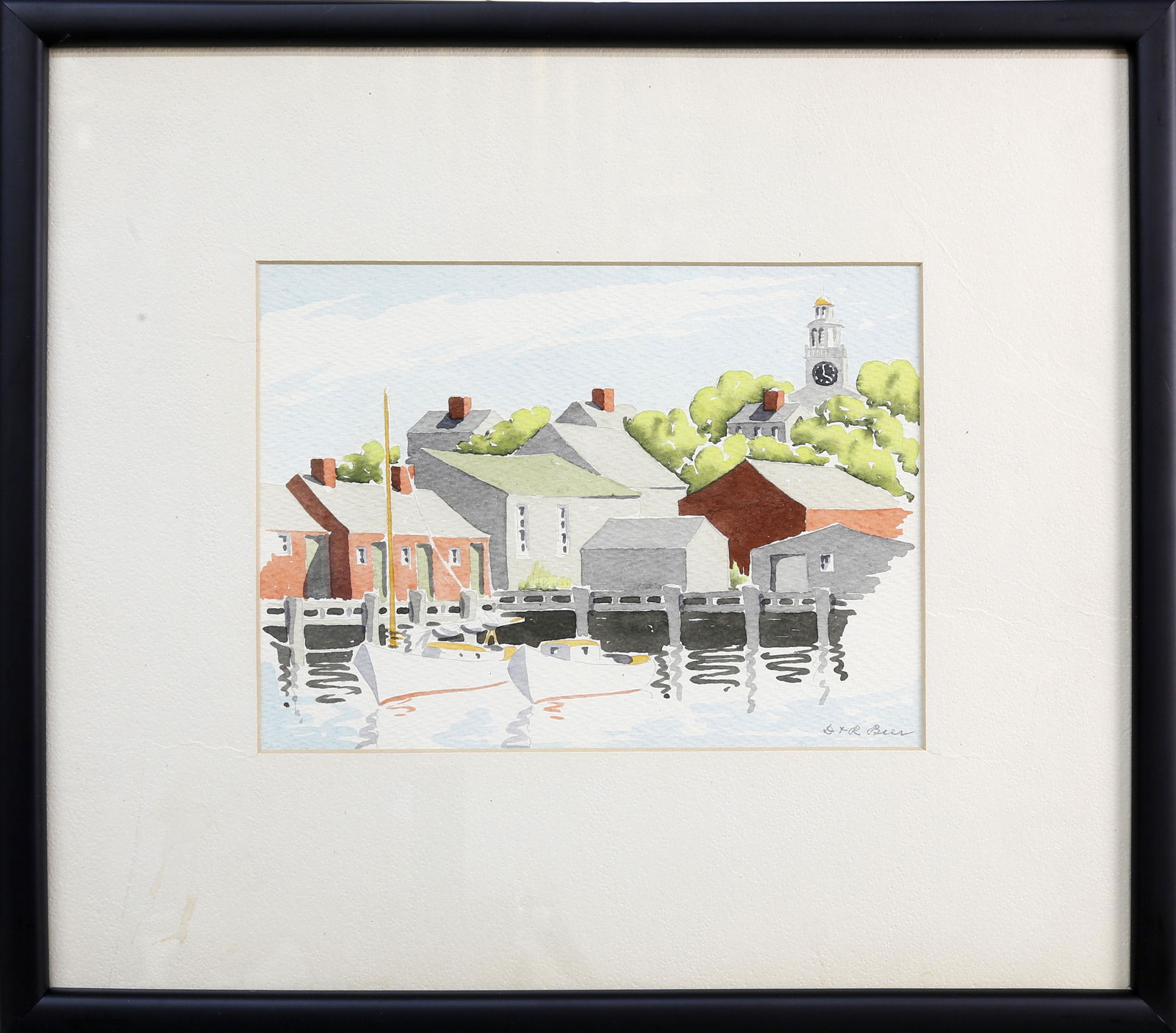 Doris & Richard Beer - "Old South Wharf, Nantucket" (1 of 3)