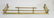 Vintage Brass Ball and Double Rope Fireplace Fender