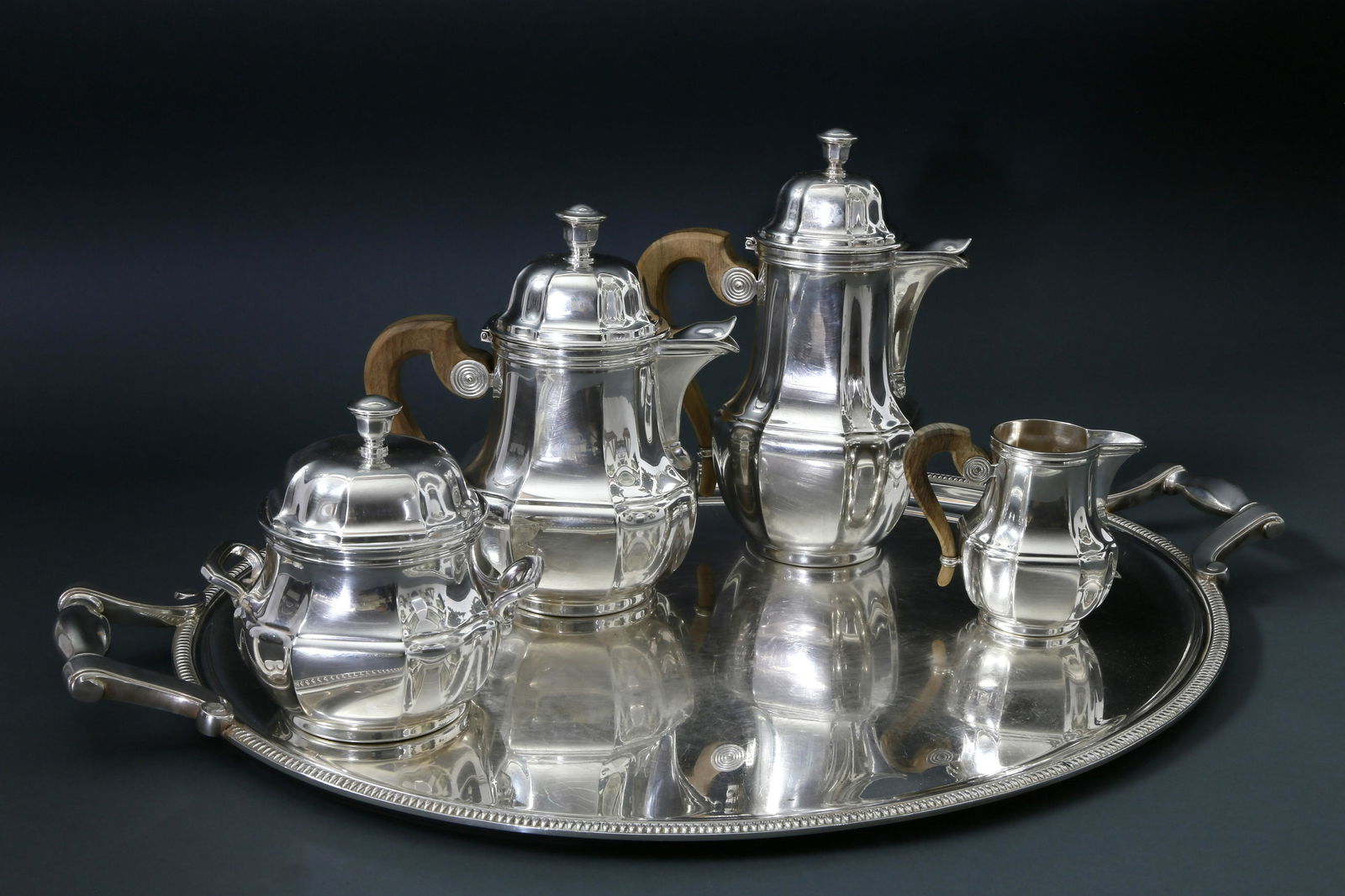 Christofle France "Gallia" Tea and Coffee Service (1 of 1)