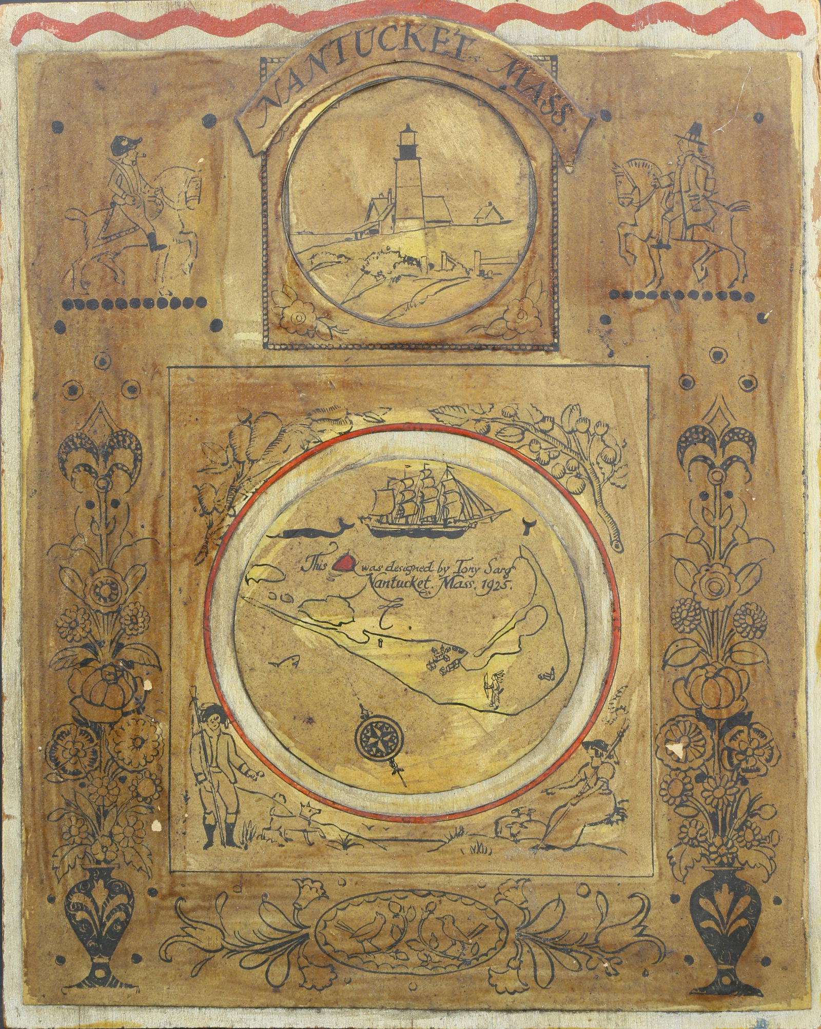 1925 Tony Sarg Nantucket Island Box (1 of 4)