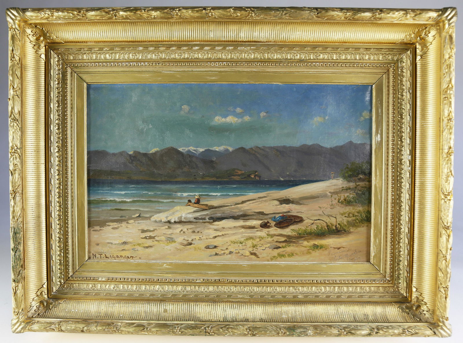 Nikolay Tysland Legangen Oil, "Lake Garda, Italy" (1 of 5)