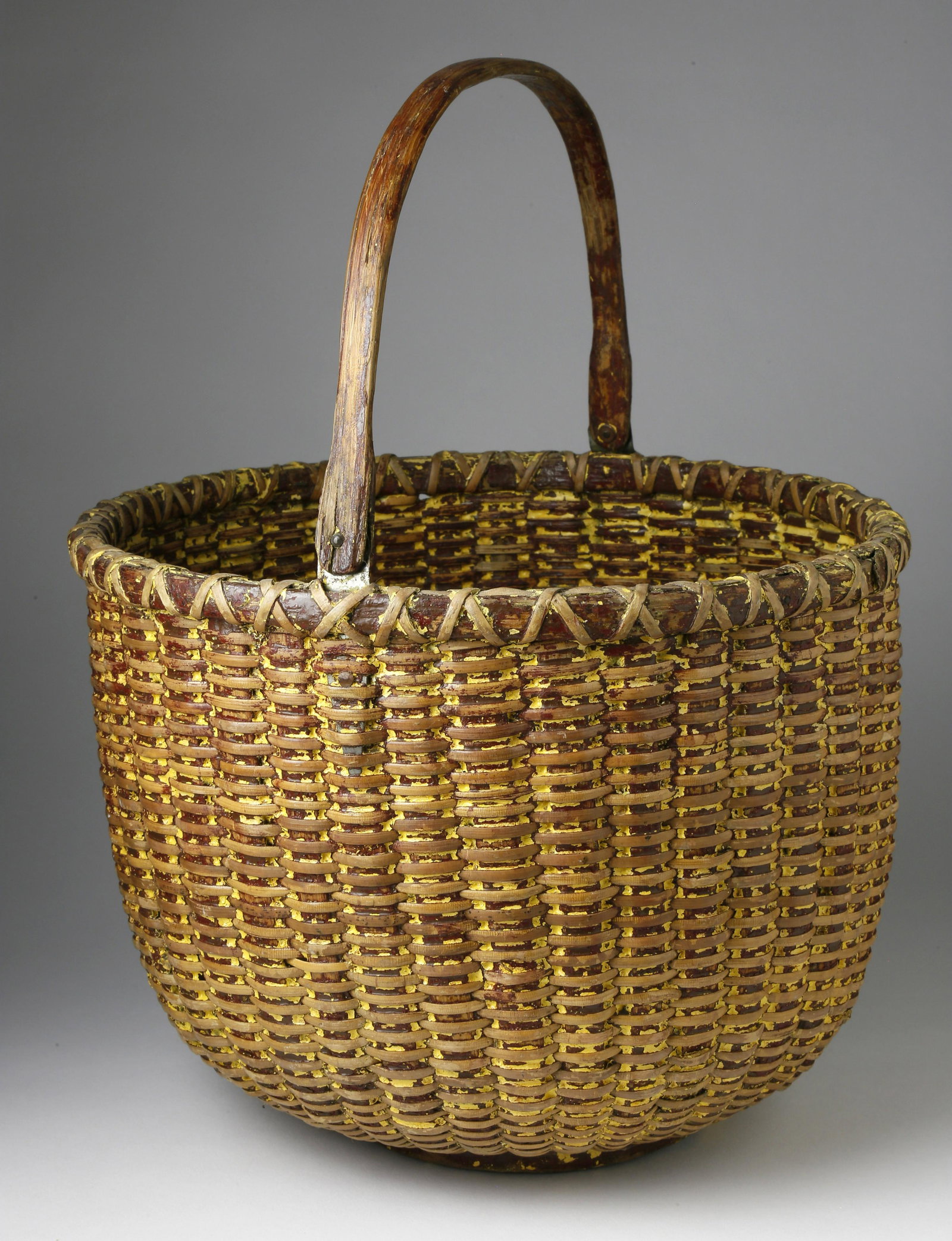 Nantucket Open Swing Handle Basket, 19th Century (1 of 3)
