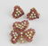 Three Piece Ruby, Pearl Brooch/Pendant, Earrings Set