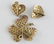 Three Piece Ruby, Pearl Brooch/Pendant, Earrings Set - 3