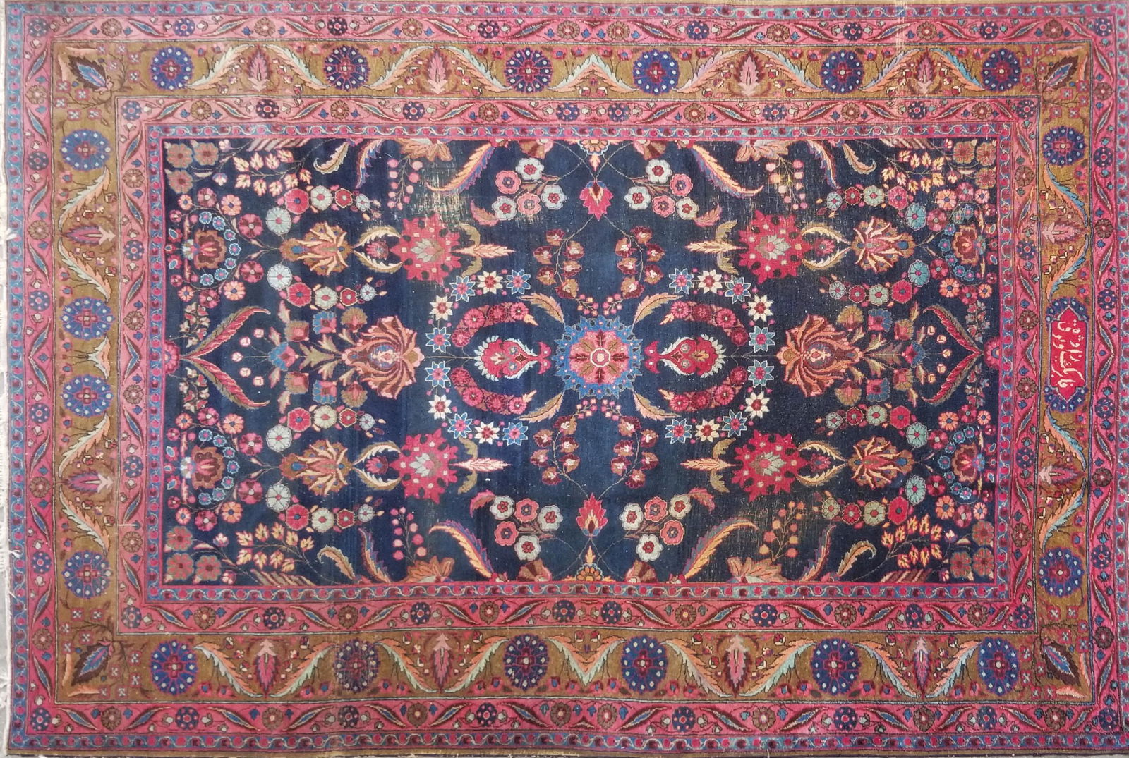 Persian Meshad Carpet, Eastern Iran, circa 1920 (1 of 3)
