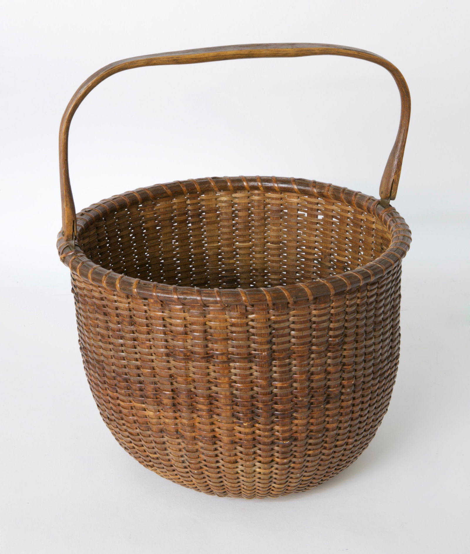 19th Century Open Swing Handle Nantucket Basket (1 of 4)