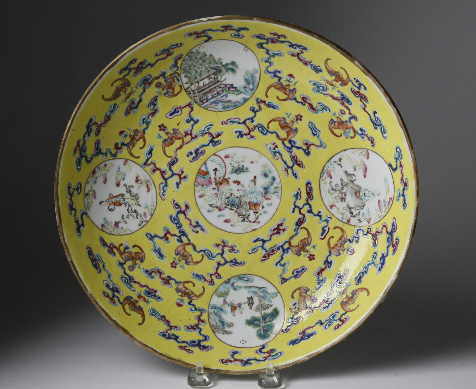 Chinese Export Porcelain Shallow Bowl, 19th Century (1 of 7)