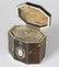 George III Tortoiseshell Single Compartment Tea Caddy, - 2