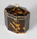 George III Tortoiseshell Single Compartment Tea Caddy, - 3