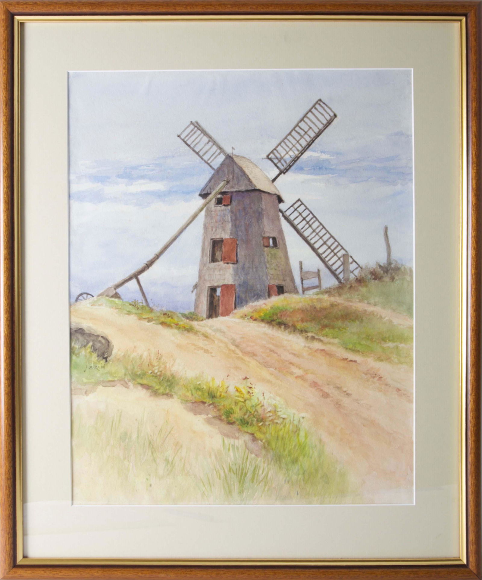 Jane Brewster Reid Nantucket Watercolor on Paper, "The (1 of 4)