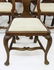 Set of 6 English Oak Queen Anne Style Side Chairs - 2