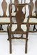 Set of 6 English Oak Queen Anne Style Side Chairs - 3