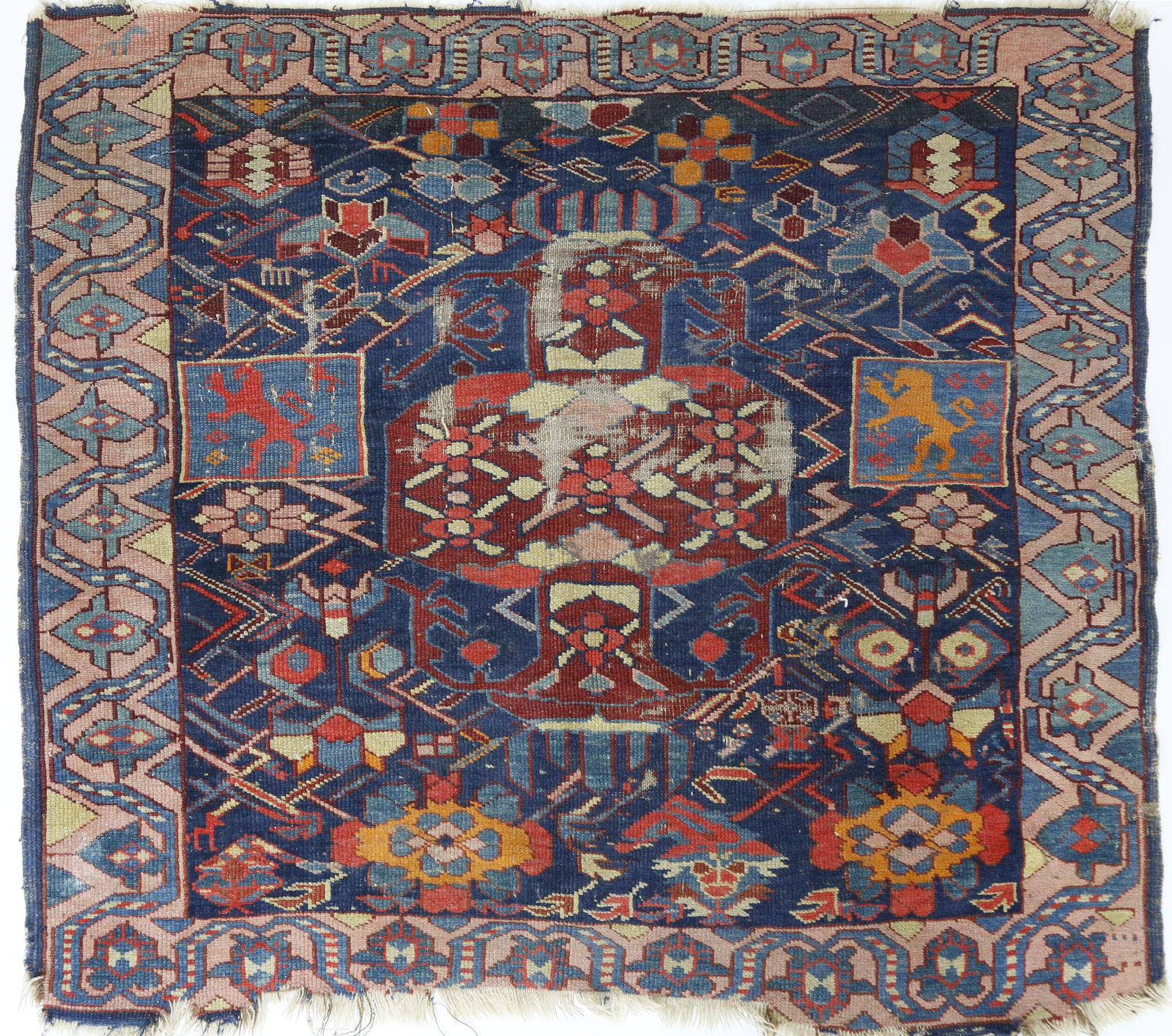 19th Century Caucasian Tribal Mat (1 of 3)