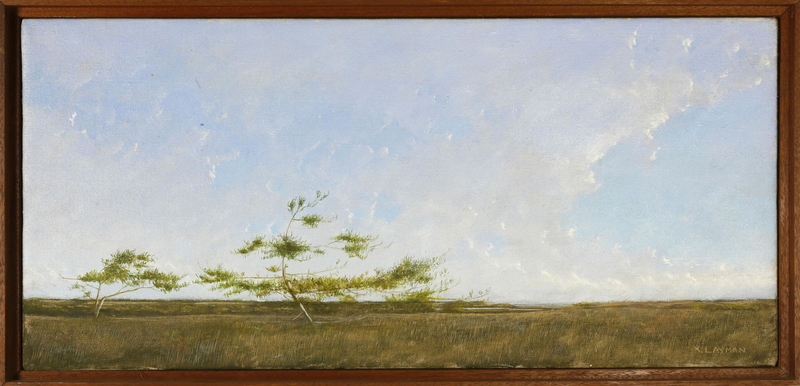 Kenneth Layman Oil on Canvas, "Madaket Nantucket" (1 of 4)