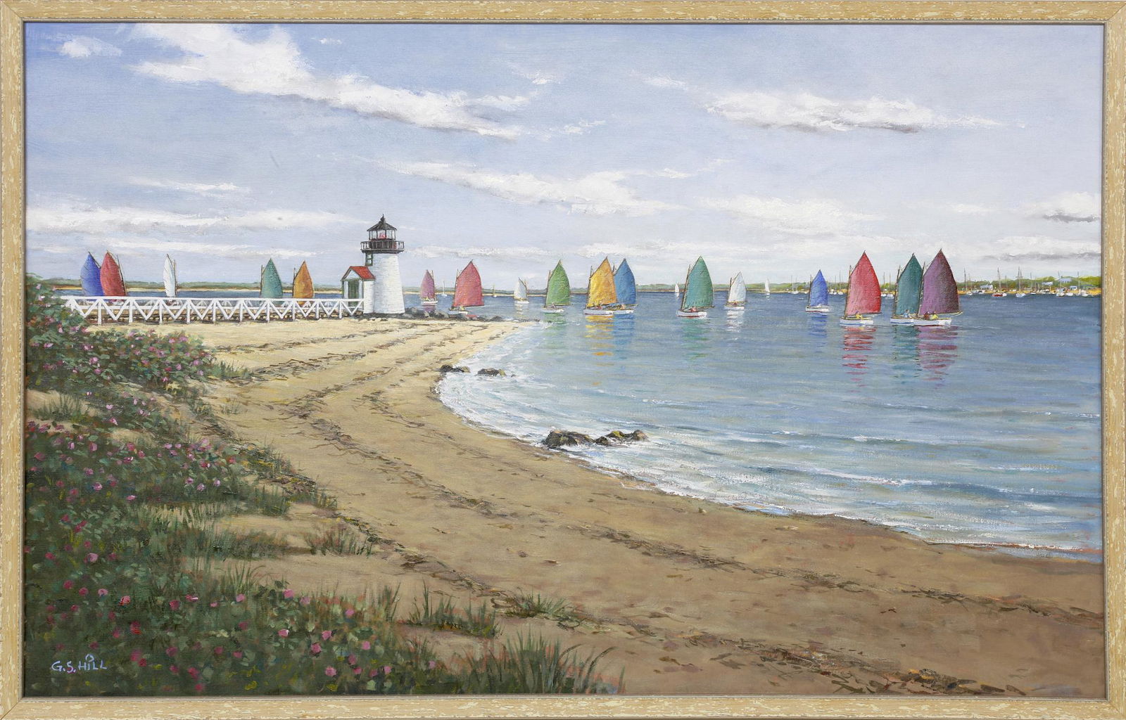 GS Hill Oil on Linen, "Rainbows Nantucket" (1 of 4)