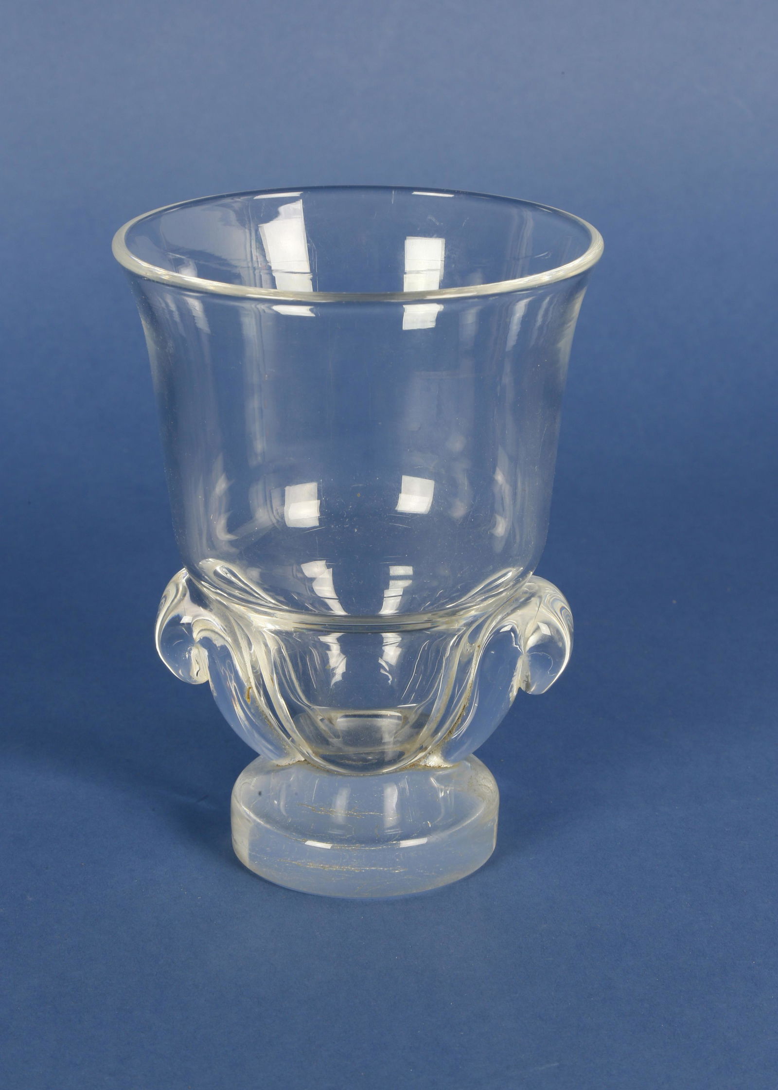 Signed Steuben Clear Crystal Diminutive Classical Form (1 of 3)