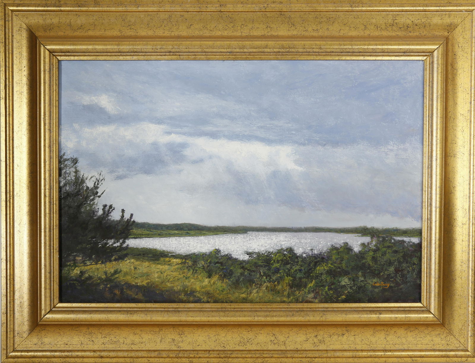 John Whitney Oil on Linen, "Long Pond" (1 of 5)