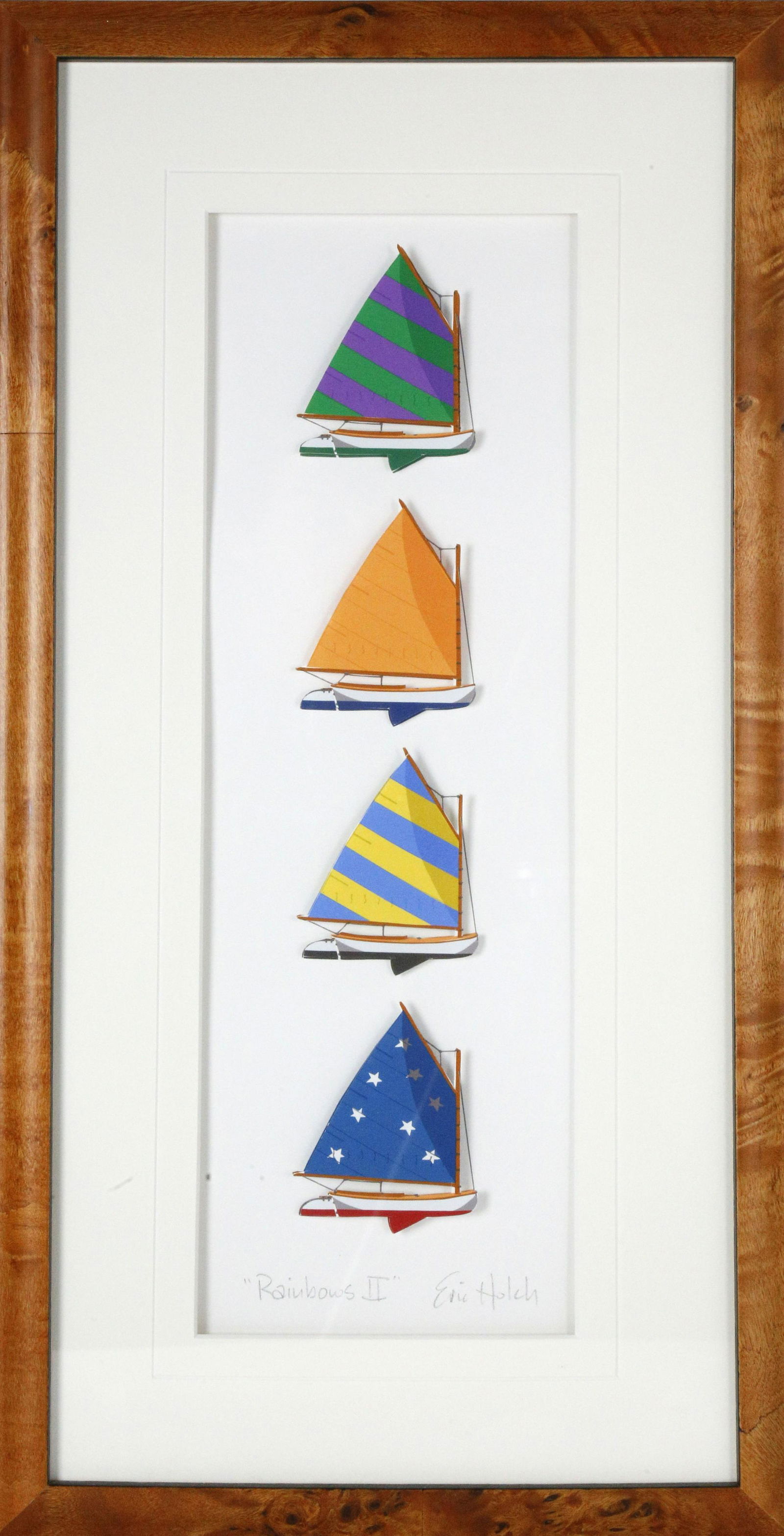 Eric Holch Paper Cutout of Rainbow Fleet (1 of 4)