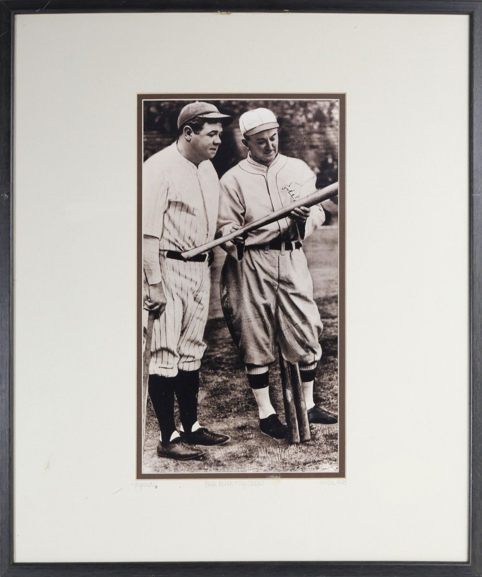 The Vintage Collection Babe Ruth & Ty Cobb Black and (1 of 5)
