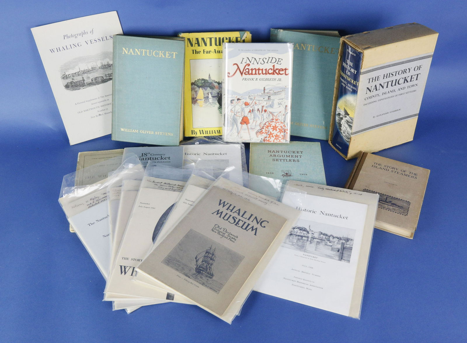 Collection of 15 Vintage Nantucket Island Books and (1 of 5)