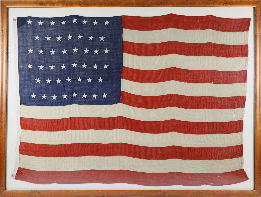 Antique American 46 Star Flag (1 of 9)