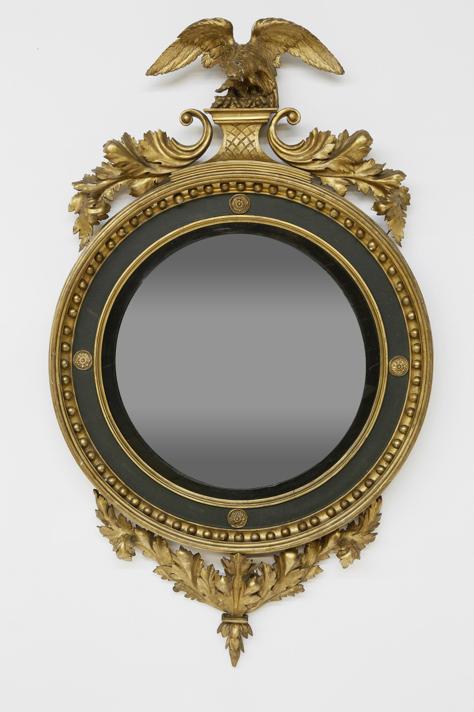 Regency Carved and Gilt Eagle Girondale Mirror ca. 1820 (1 of 6)
