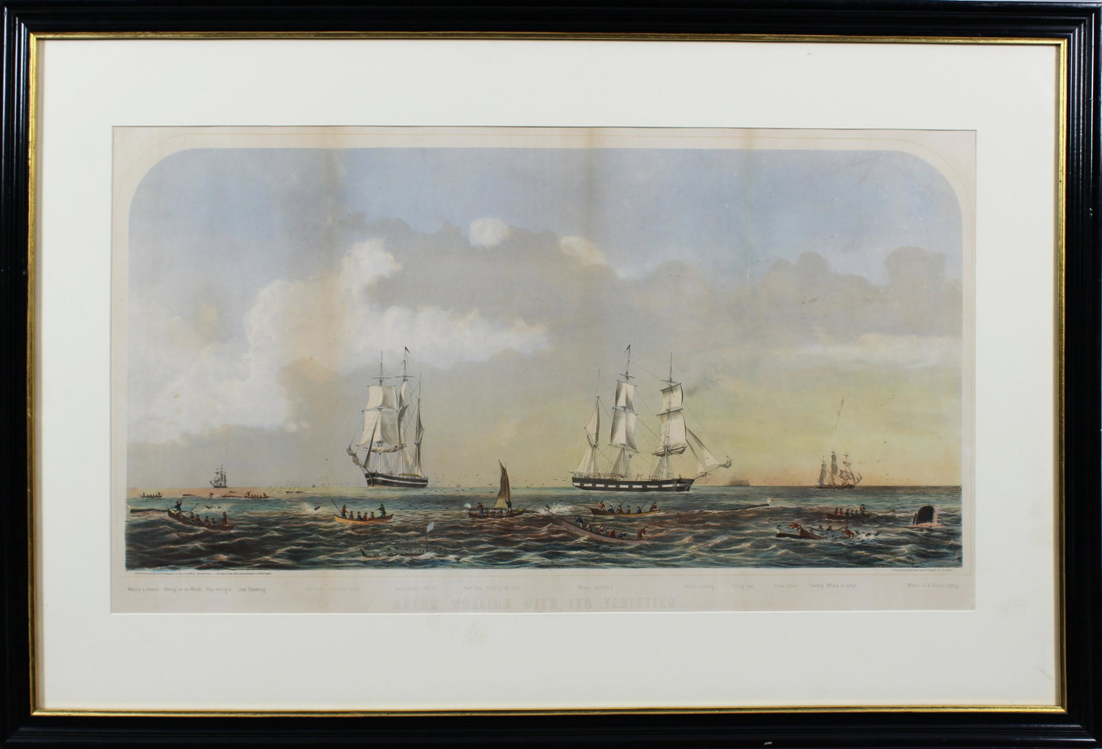 Two Benjamin Russell Colored Lithographs on Paper (1 of 4)