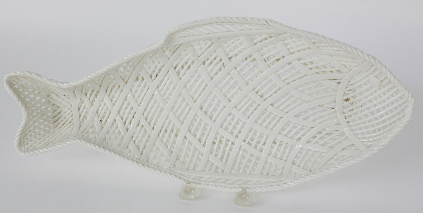 Vintage Reticulated Porcelain Fish Platter (1 of 6)