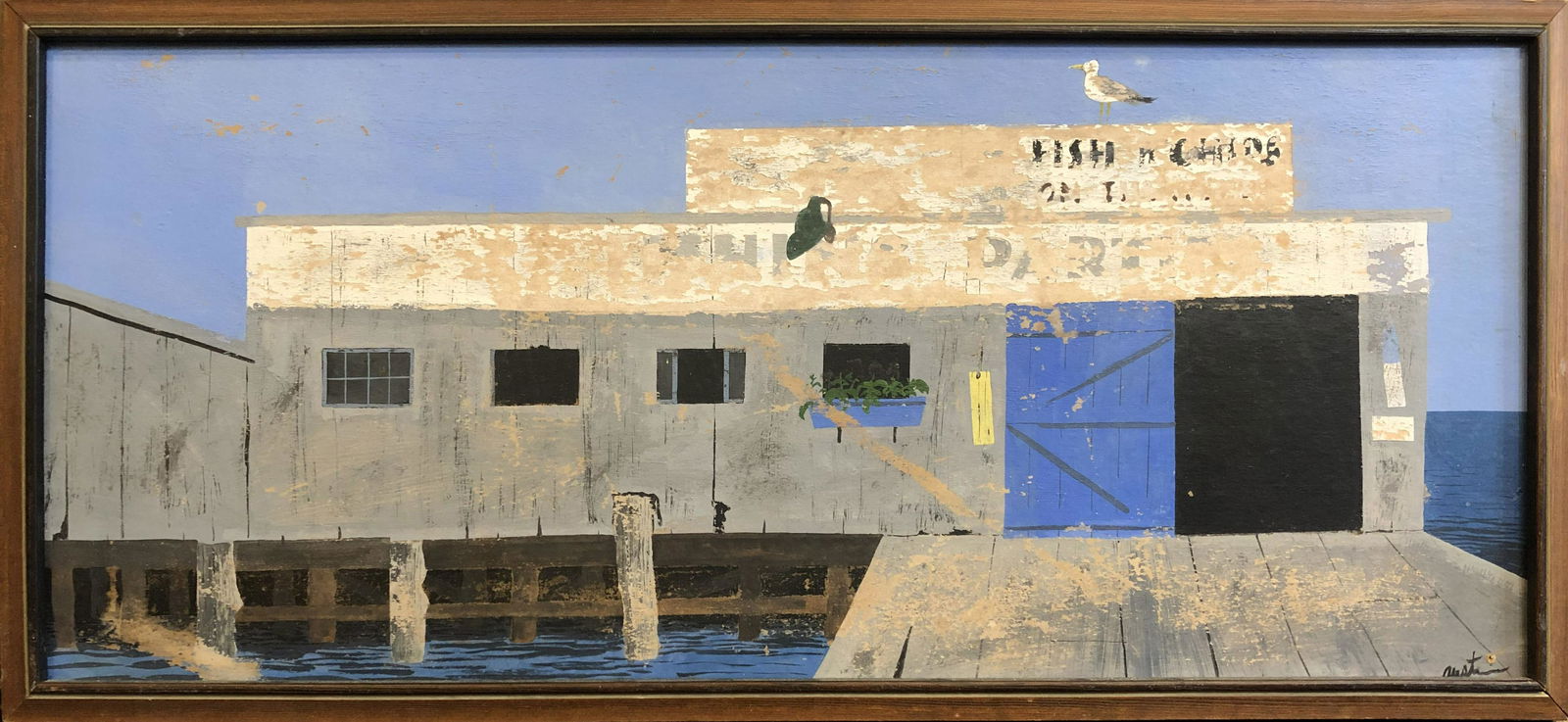 John Austin Tempera on Board "Baxter's Fish'n Chips" (1 of 4)