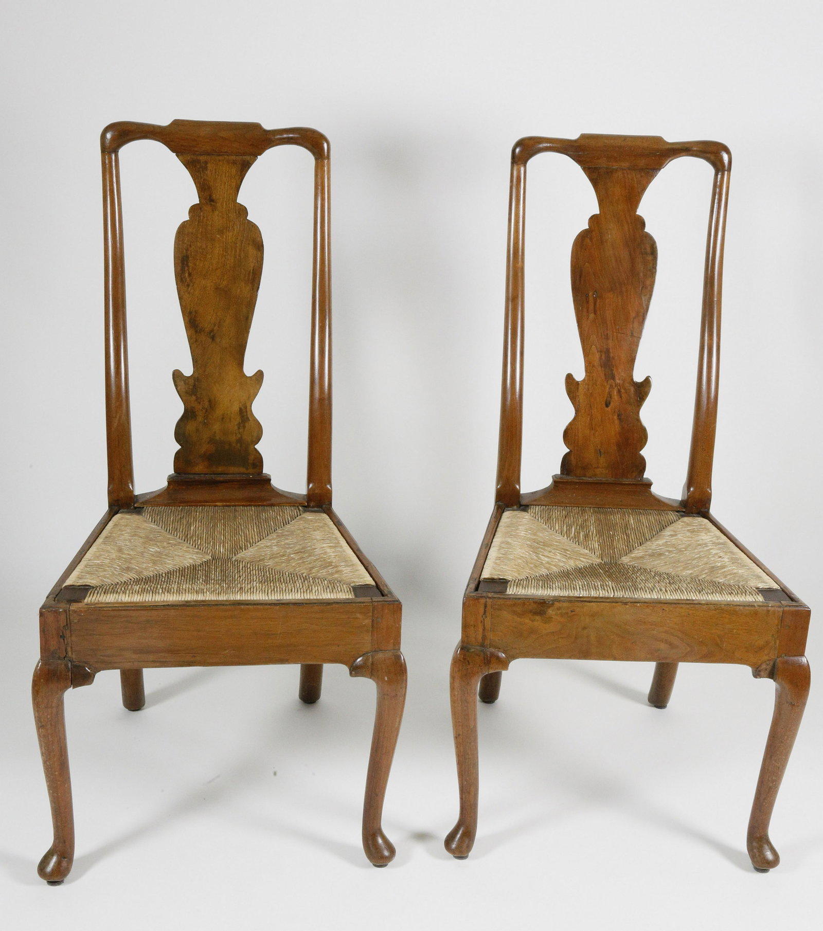Pair of Pennsylvania Walnut Queen Anne Side Chairs (1 of 5)
